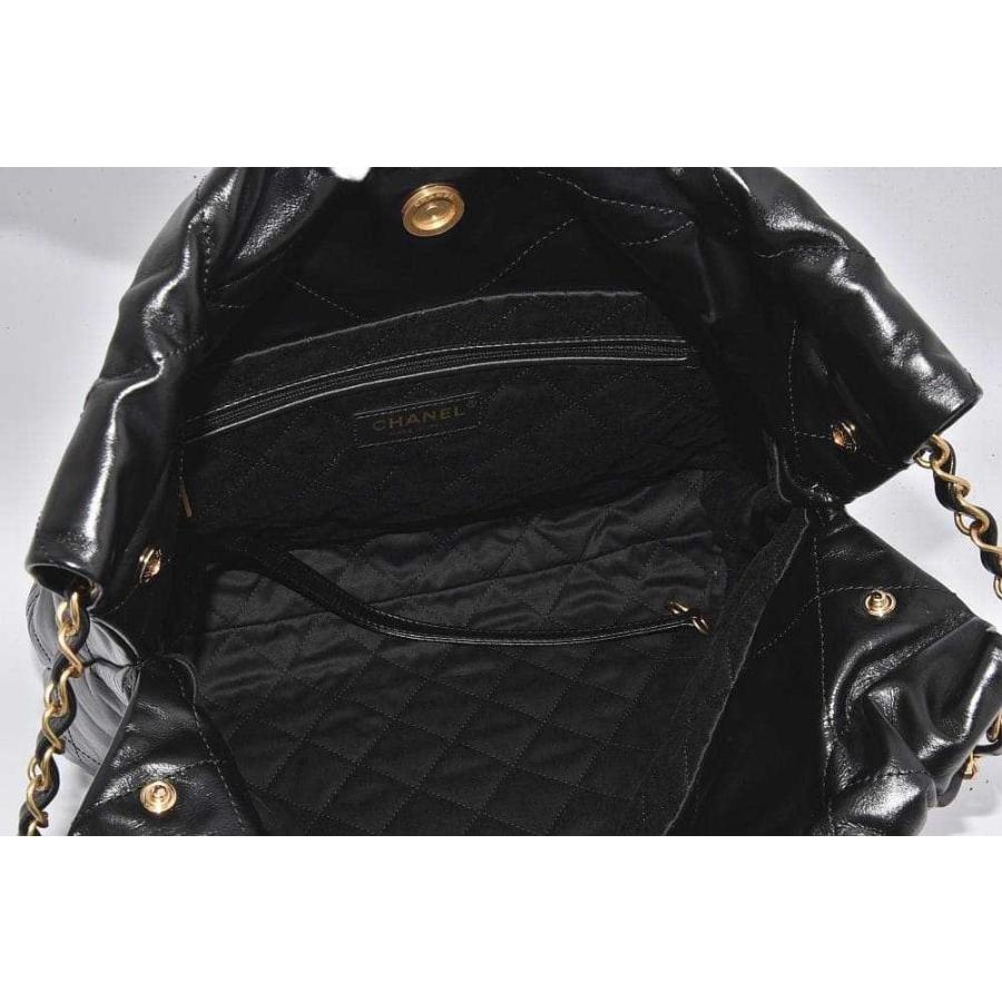 【超美品】シャネル22 スモール ショルダーバッグ AS3260バッグブラック CHANEL シャネル 22 スモール ハンドバッグ チェーンショルダー
