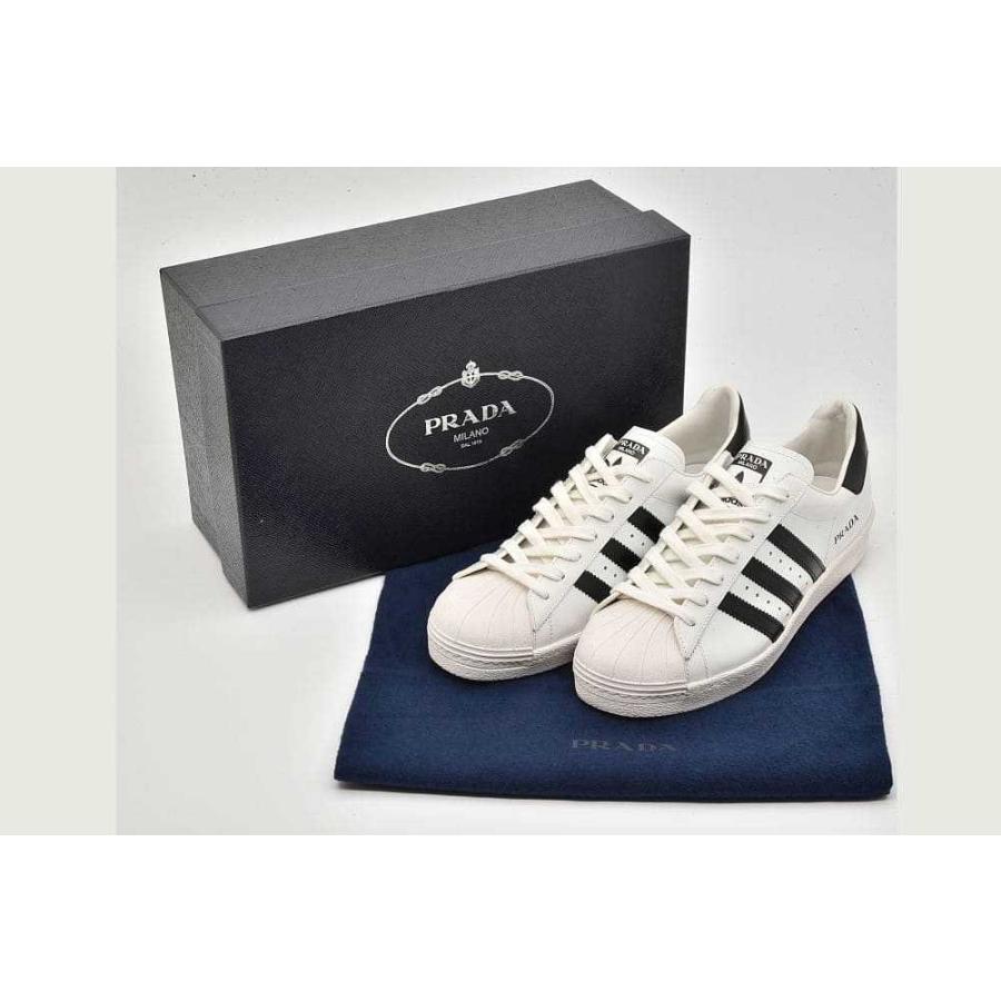 PRADA x adidas☆SUPERSTAR☆スニーカー☆ホワイト☆24cm☆【新品未使用】
