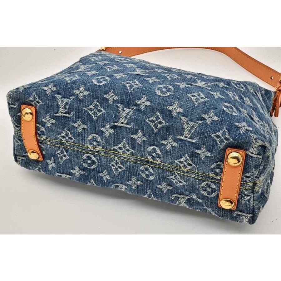 ヴィトン モノグラム デニム バギーPM ショルダーバッグ ロングショルダー ブルー M95049_1