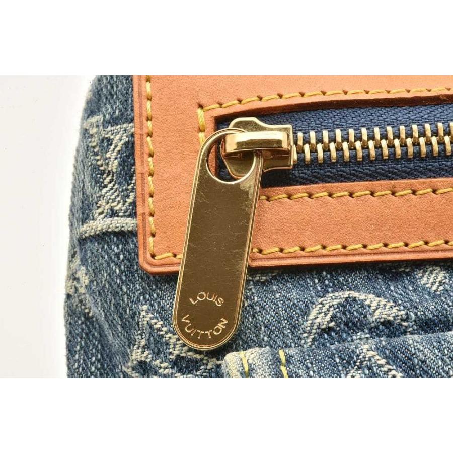 ヴィトン モノグラム デニム バギーPM ショルダーバッグ ロングショルダー ブルー M95049_6