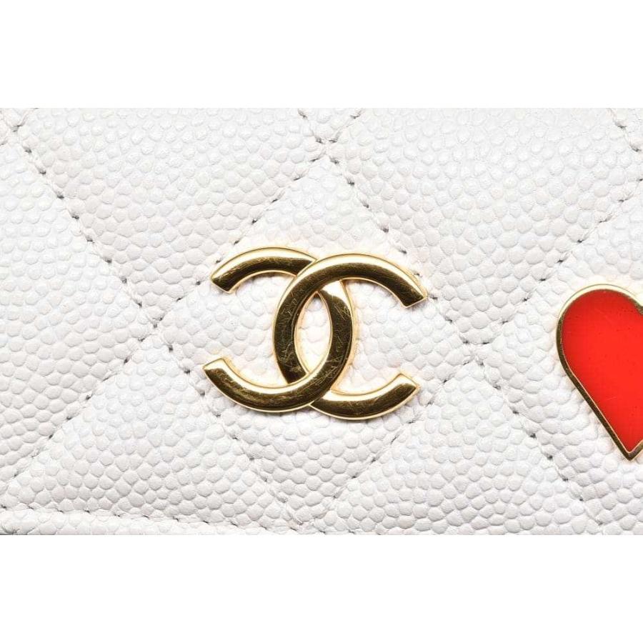 CHANEL（シャネル） スモール フラップウォレット キャビアスキン 三 