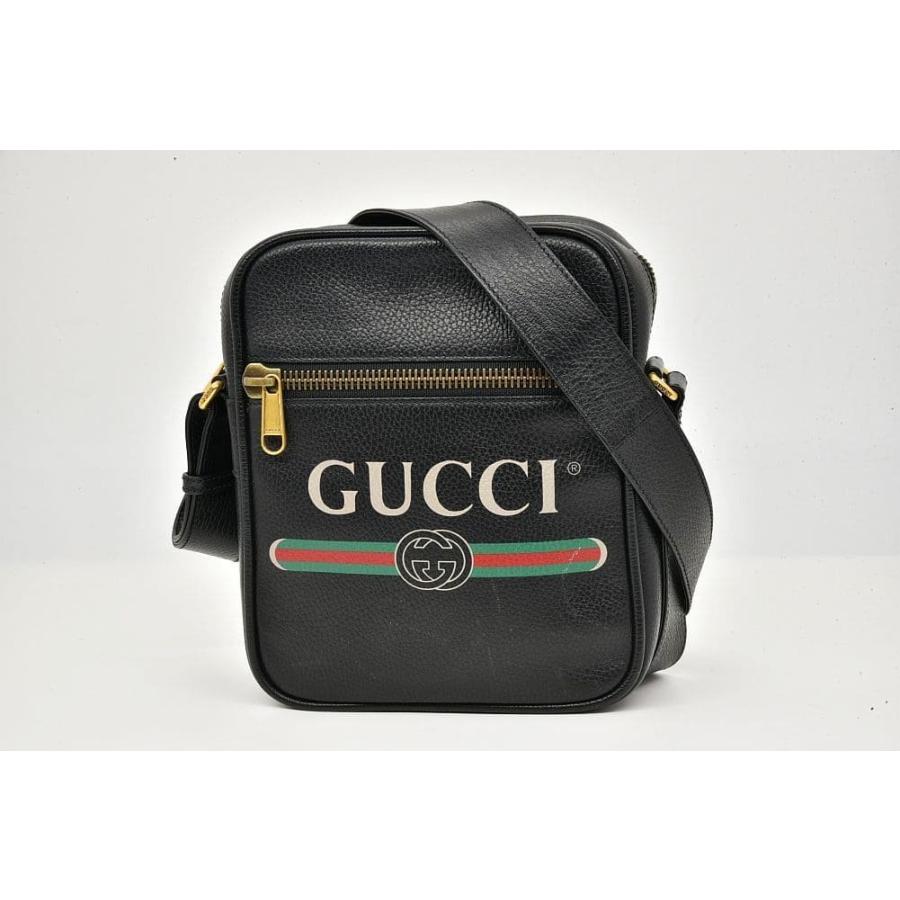 GG ロゴプリント ショルダーバッグ　ハンドバッグ GUCCI（グッチ） GUCCIロゴプリント ショルダーバッグ ウェブ