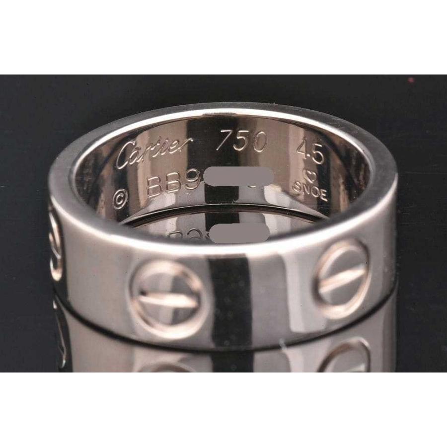 LOVE（Cartier） カルティエ ラブリング クラシックモデル K18WG