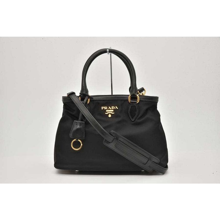 PRADA プラダ PRADAロゴ ナイロン ハンドバッグ 2WAY ショルダー