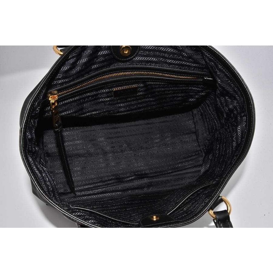 【美品】PRADA ナイロン ビジネスバッグ ハンドバッグ トートバッグ 黒色 PRADA（プラダ） B8484 TESSUTO CITY ナイロン ハンドバッグ ブラック