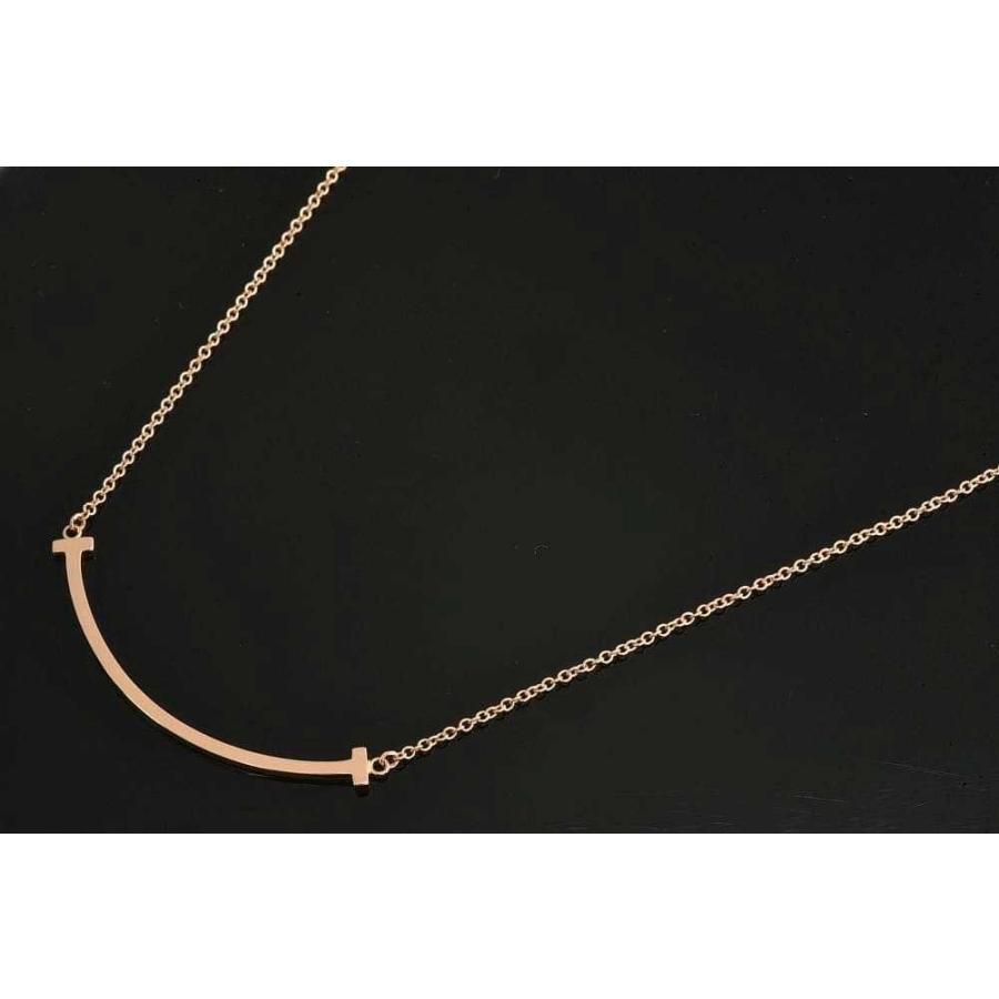 Tiffany T ティファニー スマイルペンダント スモール ネックレス