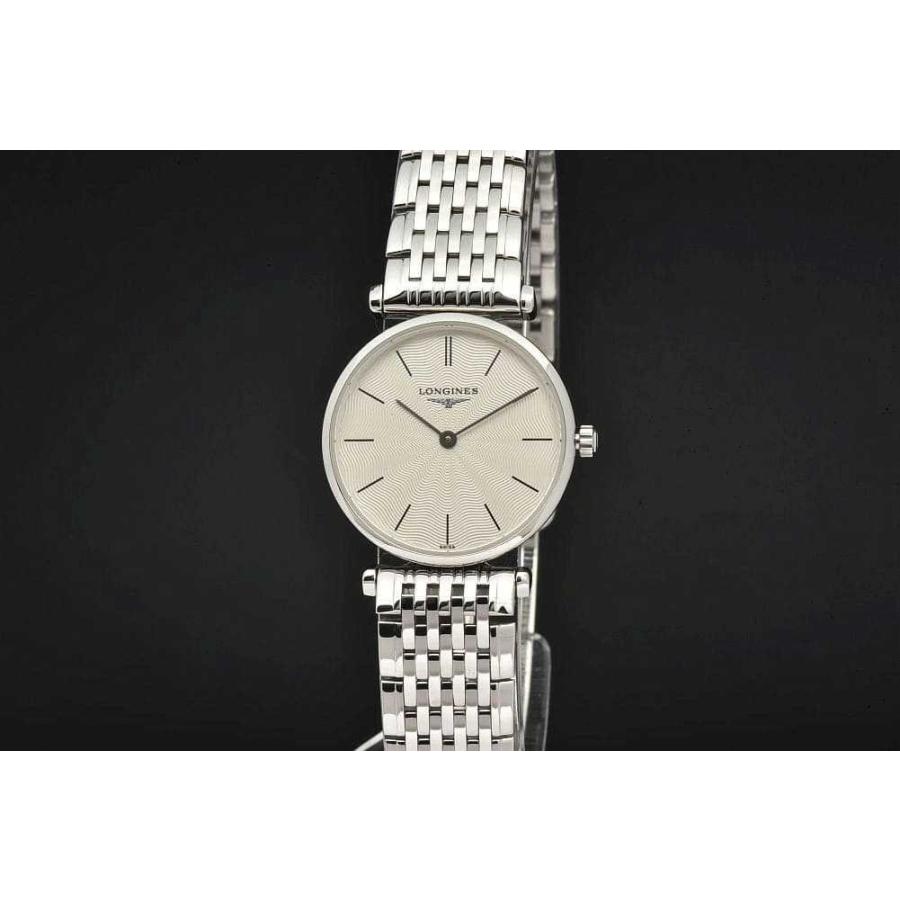 美品 LONGINES ラグランクラシック クォーツ腕時計 シルバー レディース ラ グラン クラシック ドゥ ロンジン L4.209.4 レディース SS クォーツ