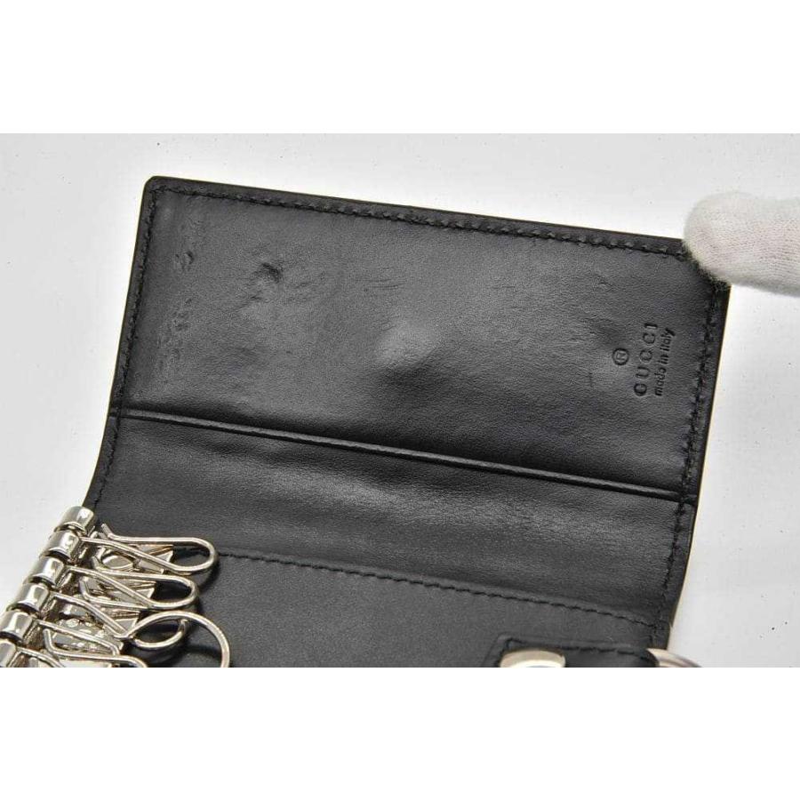 GUCCI（グッチ） グッチシマ 6本キーケース シグネチャーレザー