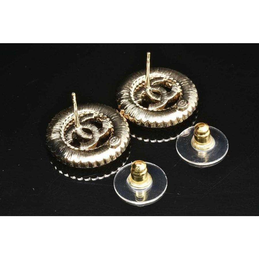 CHANEL（シャネル） ココマーク ラウンドピアス ラインストーン