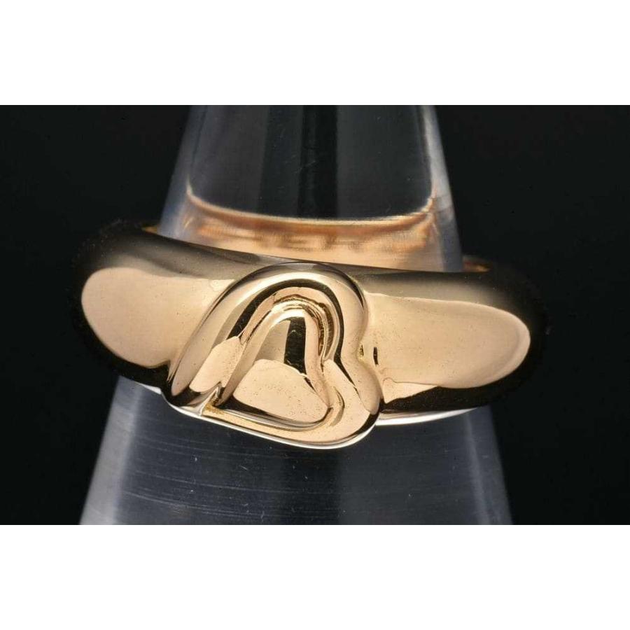 ゴールド ハートモチーフリング BOUCHERON（ブシュロン） ハートモチーフ リング K18YG イエロー