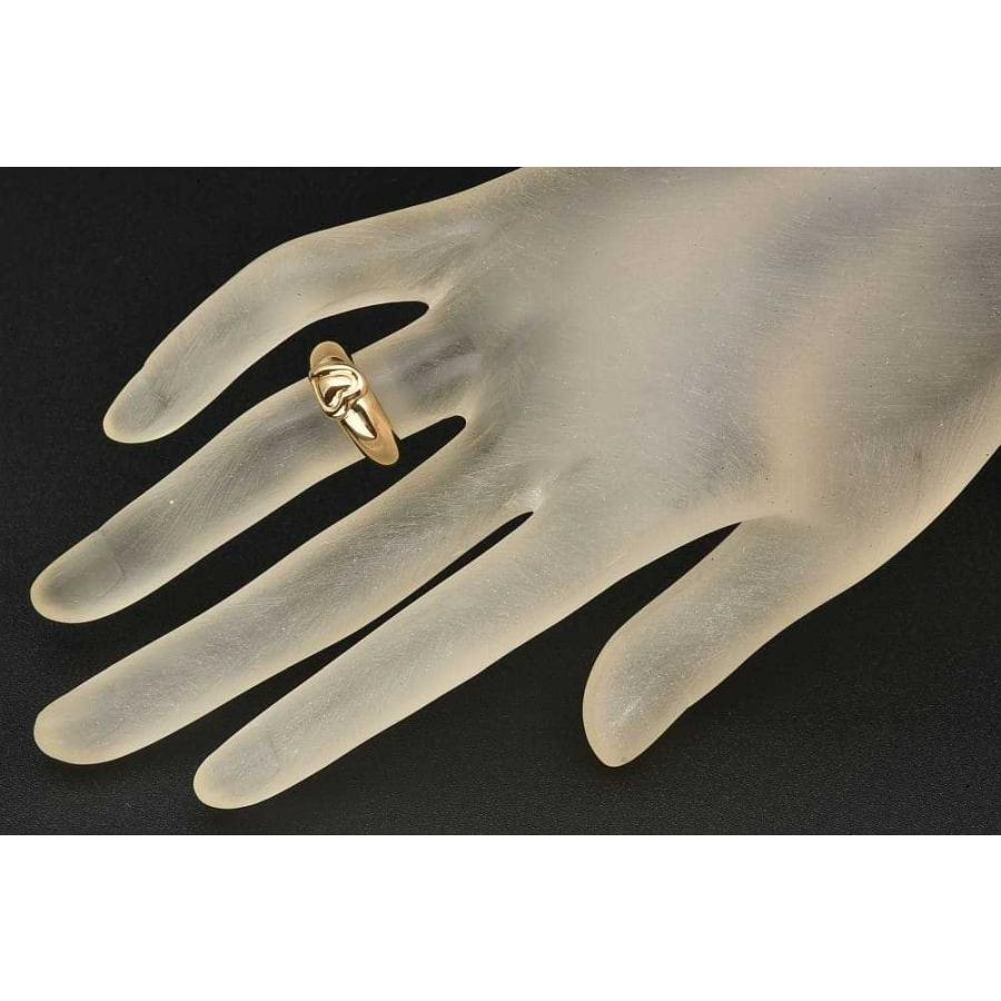 BOUCHERON（ブシュロン） ハートモチーフ リング K18YG イエロー