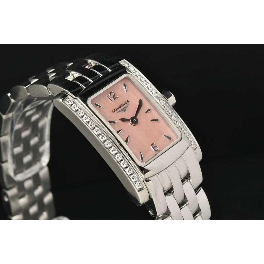 ドルチェヴィータ ロンジン L5.15.0 ベゼルダイヤモンド レディース SS  