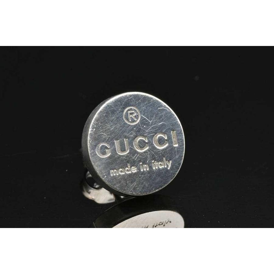 GUCCI（グッチ） GUCCIロゴ ラウンド ピアス Ag925 SV925 シルバー