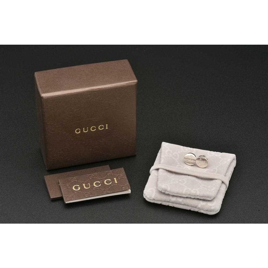 GUCCI（グッチ） GUCCIロゴ ラウンド ピアス Ag925 SV925 シルバー