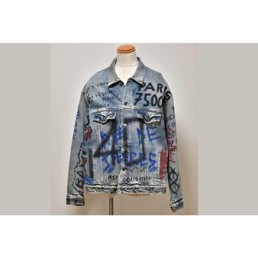 BALENCIAGA（バレンシアガ） グラフィック デニムジャケット 