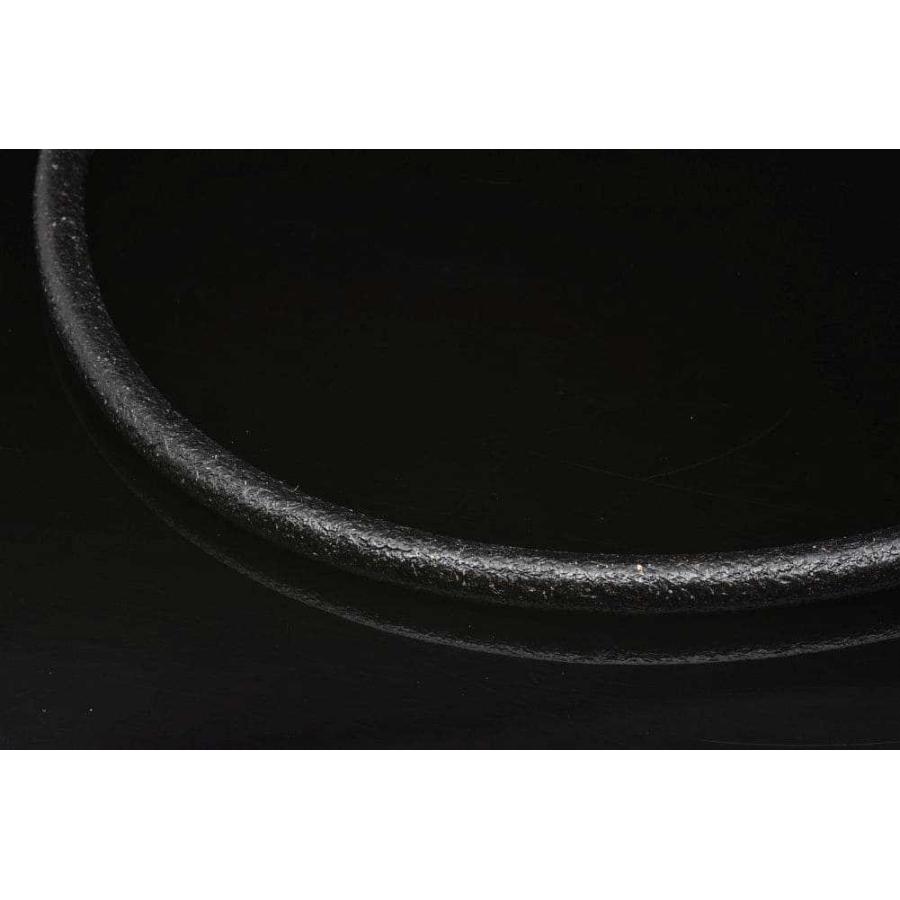BVLGARI（ブルガリ） レザー コード チョーカー ネックレス ステンレス