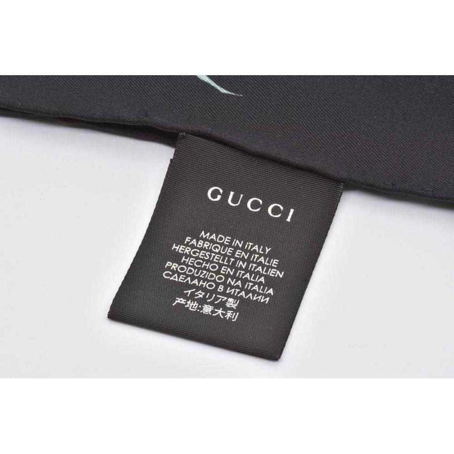 GUCCI（グッチ） フローラルプリント スカーフ カレ バンダナ 花柄
