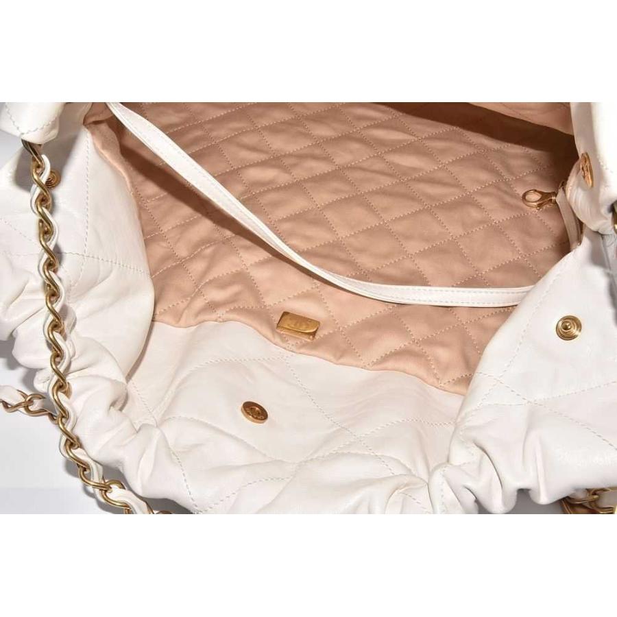 CHANEL シャネル マトラッセ シャネル22 スモール チェーンショルダーバッグ カーフスキン ライトブラウン ゴールド金具 AS3260 CHANEL シャネル シャネル22 ミニ カーフスキン 黒 巾着 チェーン