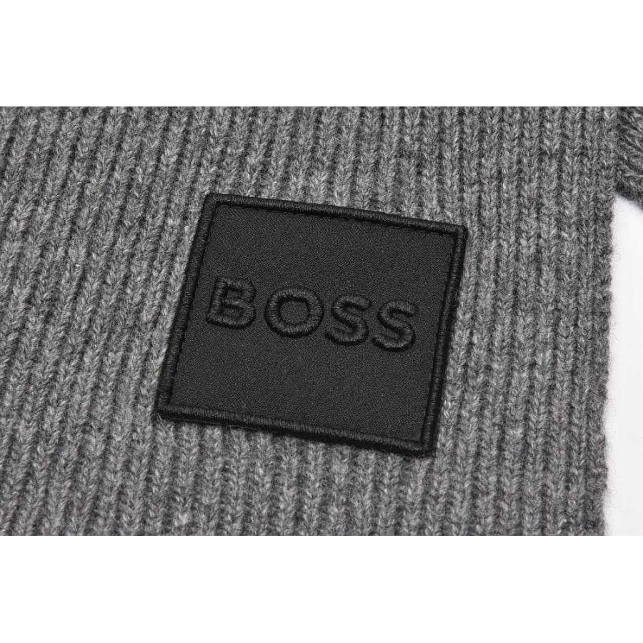 HUGO BOSS（ヒューゴ・ボス） ウールブレンド ニットマフラー メンズ