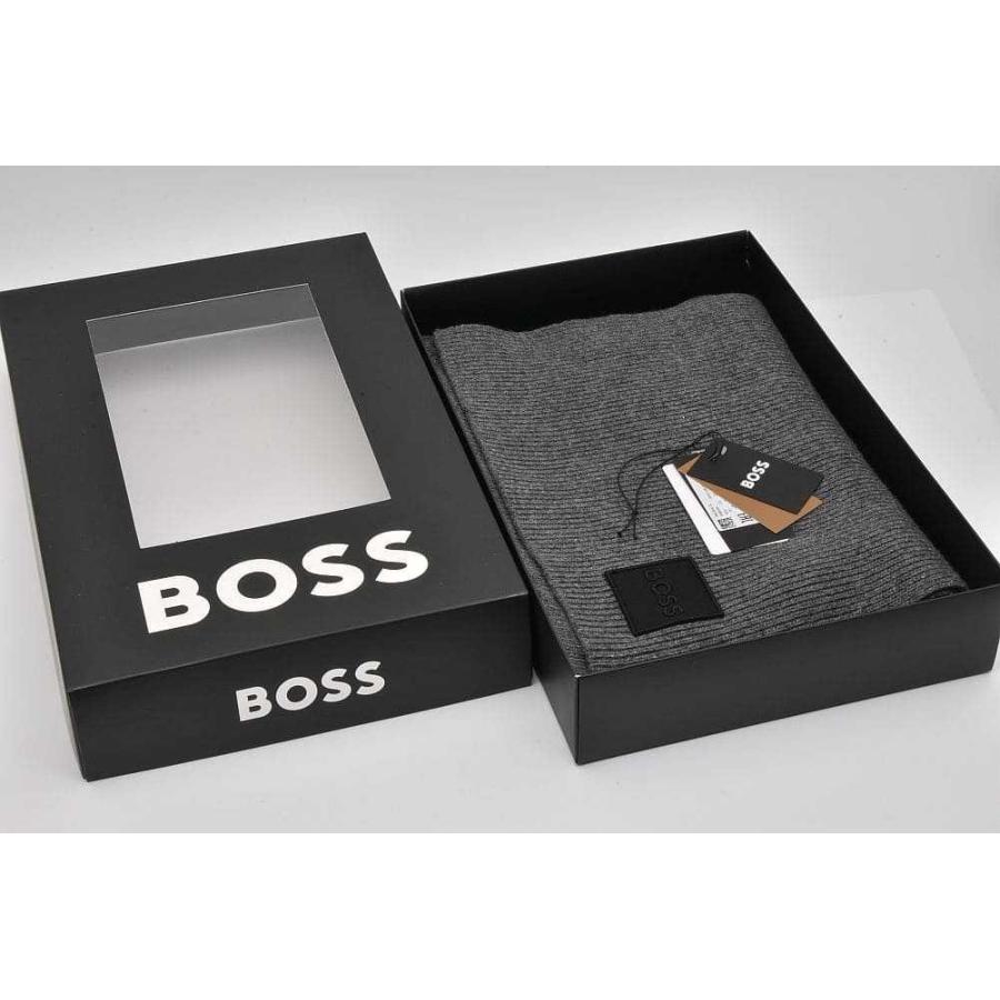 HUGO BOSS（ヒューゴ・ボス） ウールブレンド ニットマフラー メンズ