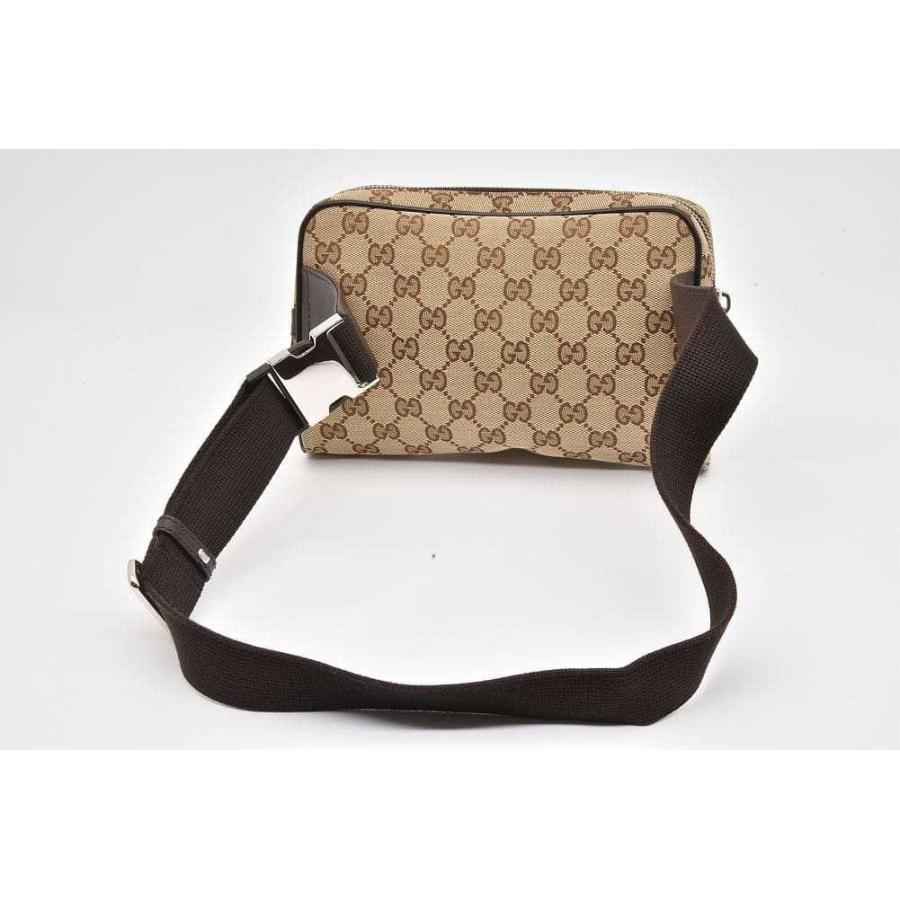 GUCCI グッチ GGキャンバス ウエストバッグ （ボディバッグ） GUCCI（グッチ） 【超美品】グッチ GG柄 GGキャンバス ボディバッグ