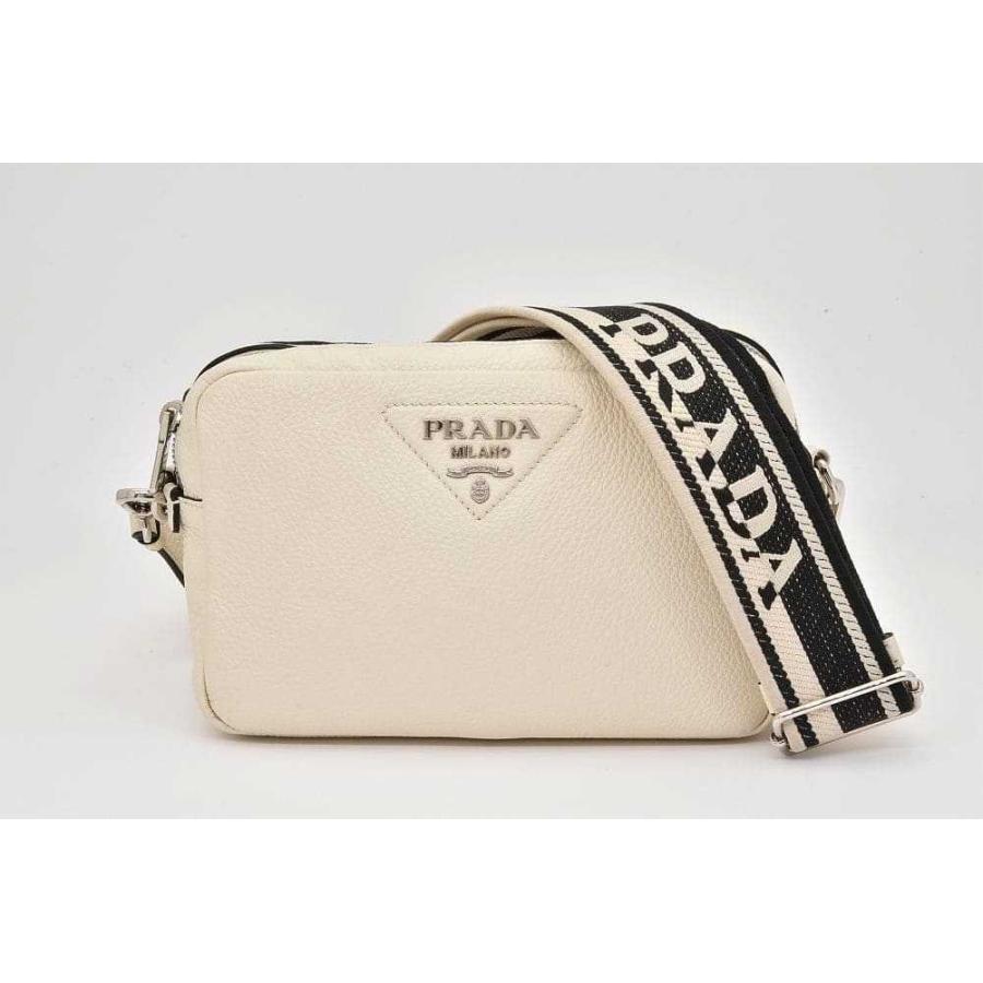 本物 プラダ PRADA チェーン ショルダーバッグ ポシェット レザー