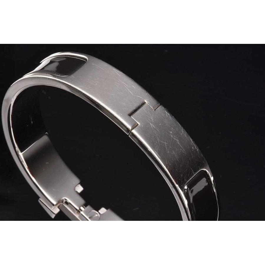 エルメス クリックH クリックアッシュ エナメル ブレスレット PM バングル ブラック_4