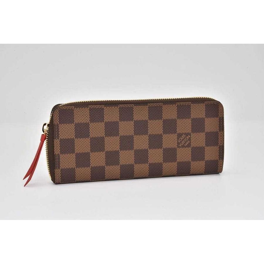 【超美品】ルイヴィトン ダミエ クレマンス ラウンドファスナー 長財布 ブラウン LOUIS VUITTON（ルイ・ヴィトン） ヴィトン ダミエ ポルトフォイユ