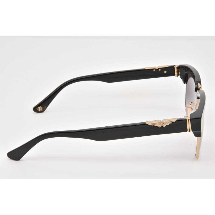 POLICE（ポリス） サングラス イーグルロゴ ブラック ゴールド グレー