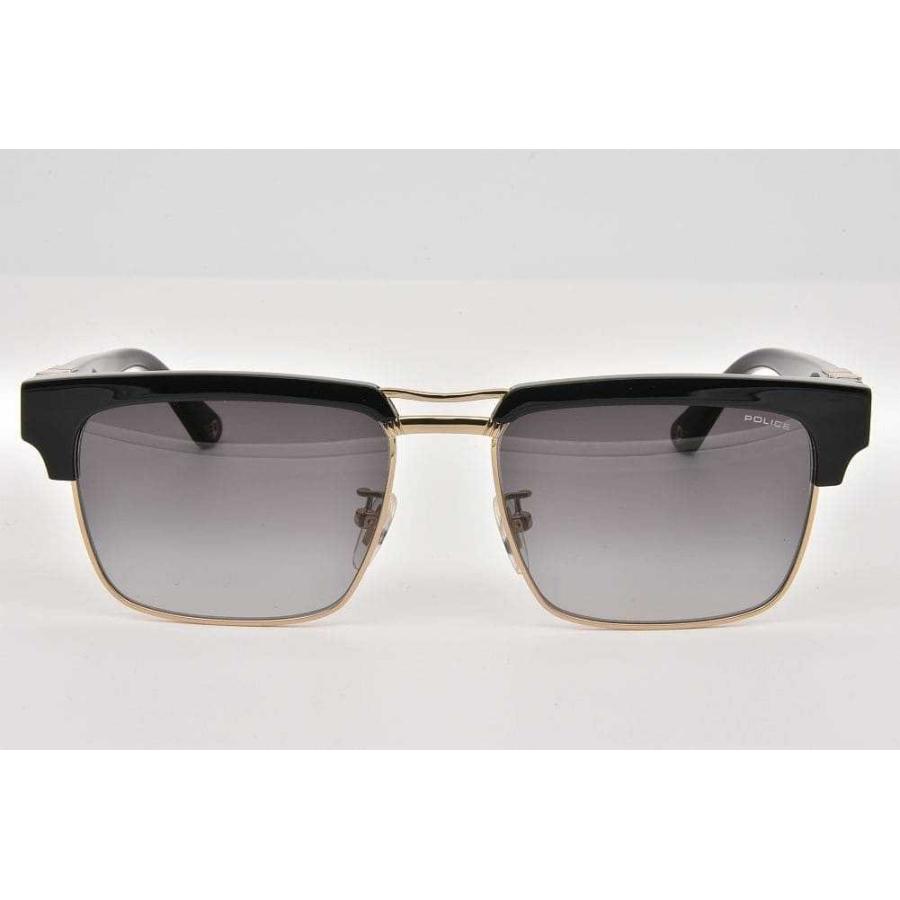 POLICE（ポリス） サングラス イーグルロゴ ブラック ゴールド グレー