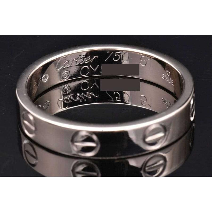 LOVE（Cartier） カルティエ ラブリング スモールモデル K18WG 