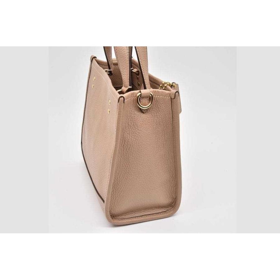 【極美品】コーチ C5268 デンプシー トート 22 ハンドバッグ レザー 白 COACH（コーチ） アウトレット ハンドバッグ レディース デンプシー