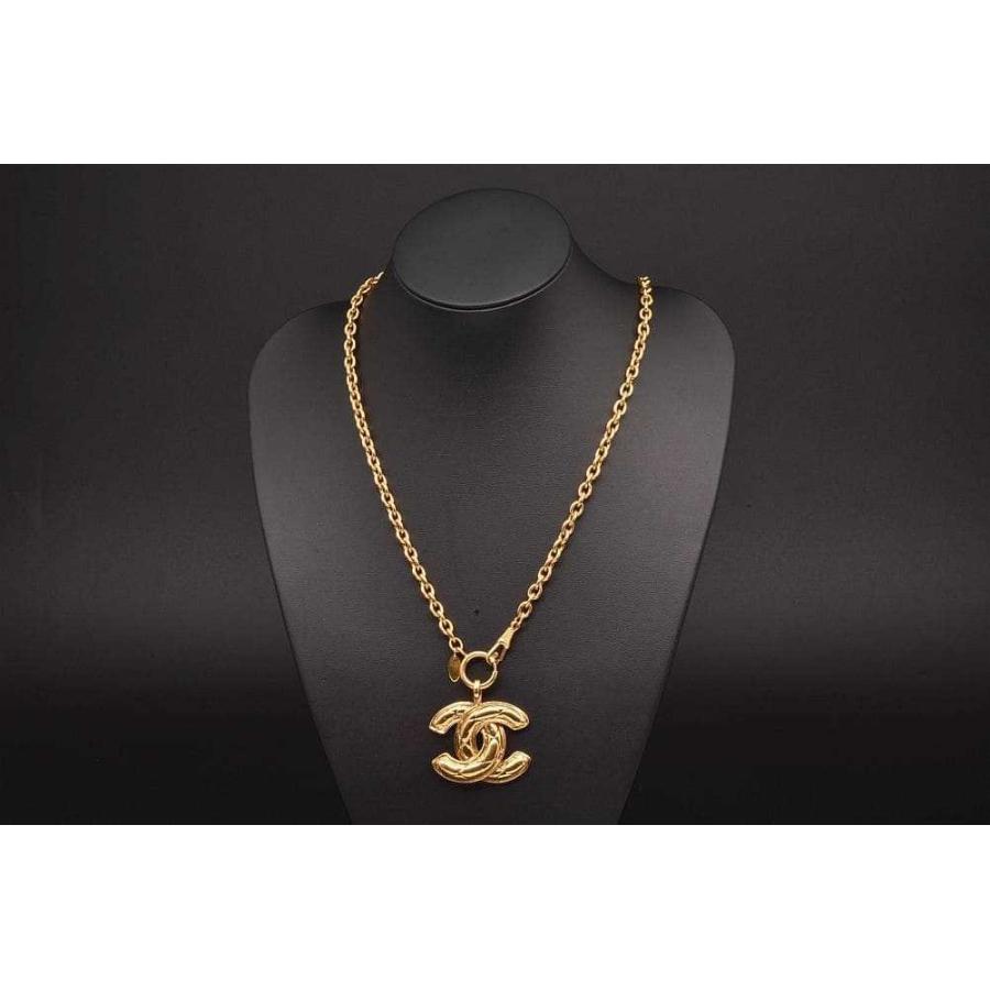 CHANEL（シャネル） マトラッセ ココマーク ペンダント ネックレス GP