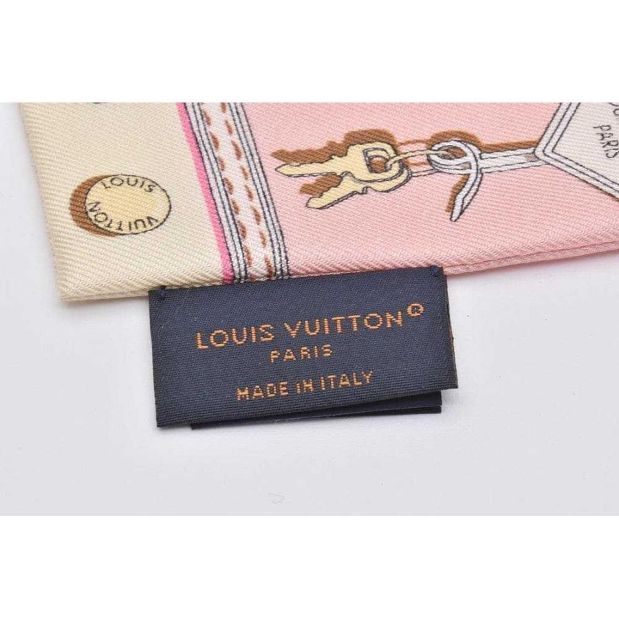 美品】ルイヴィトン リボンスカーフ バンドーBB M78141 モノグラム