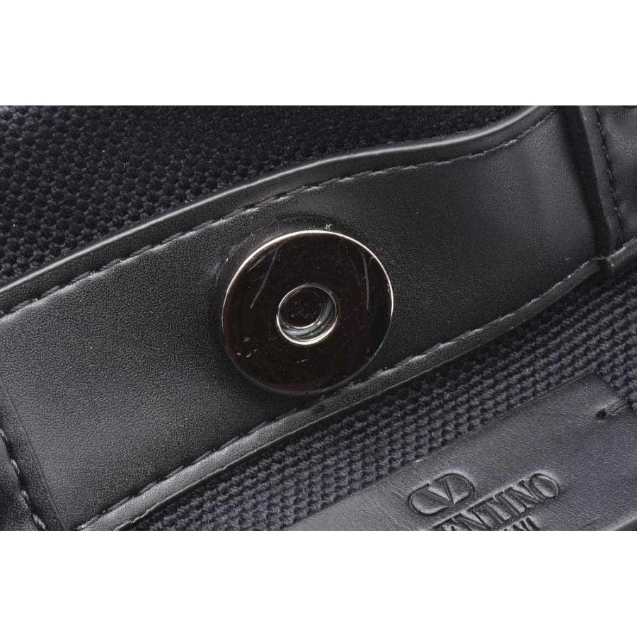 ヴァレンティノ ガラヴァーニ VLTN ショルダーバッグ 2WAY トートバッグ ハンドバッグ キャンバス ブラック 5Y2B0B78PYY | VALENTINO GARAVANI | 07