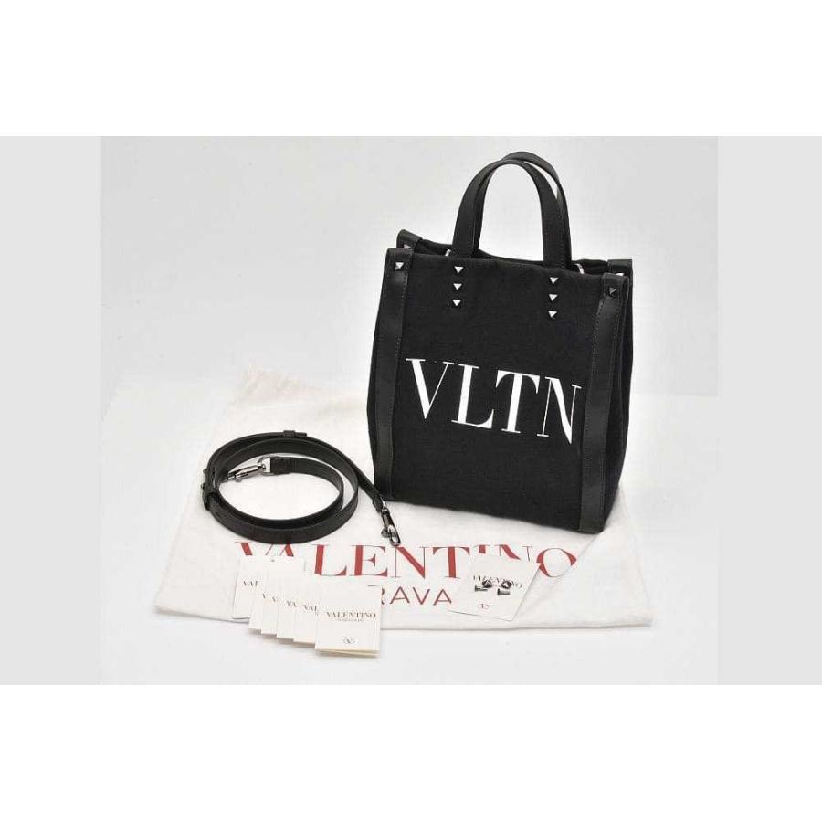 ヴァレンティノ ガラヴァーニ VLTN ショルダーバッグ 2WAY トートバッグ ハンドバッグ キャンバス ブラック 5Y2B0B78PYY | VALENTINO GARAVANI | 09