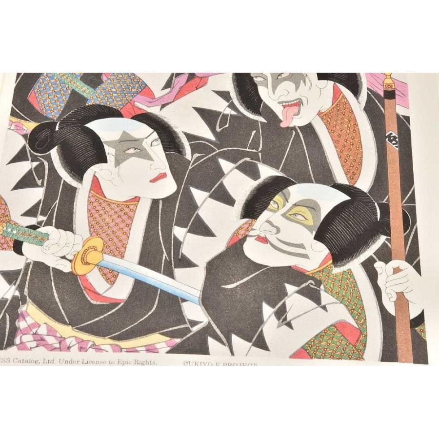 UKIYO-E PROJECT KISS 接吻四人衆大首揃 額装あり 浮世絵 手摺木版画