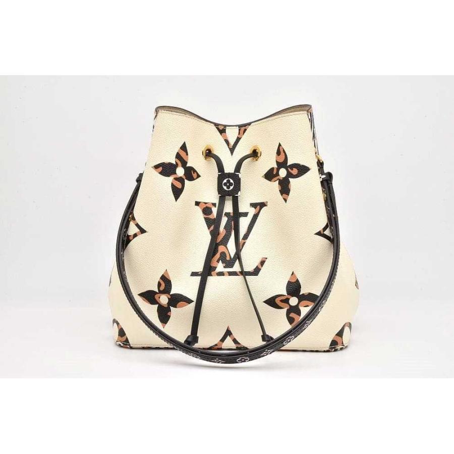 ルイヴィトン LOUIS VUITTON ネオノエ M44679  モノグラムジャングル 巾着 カバン 肩掛け ショルダーバッグ モノグラムキャンバス ブラウン 美品 LOUIS VUITTON - ルイヴィトン LOUIS VUITTON ネオノエ M44679