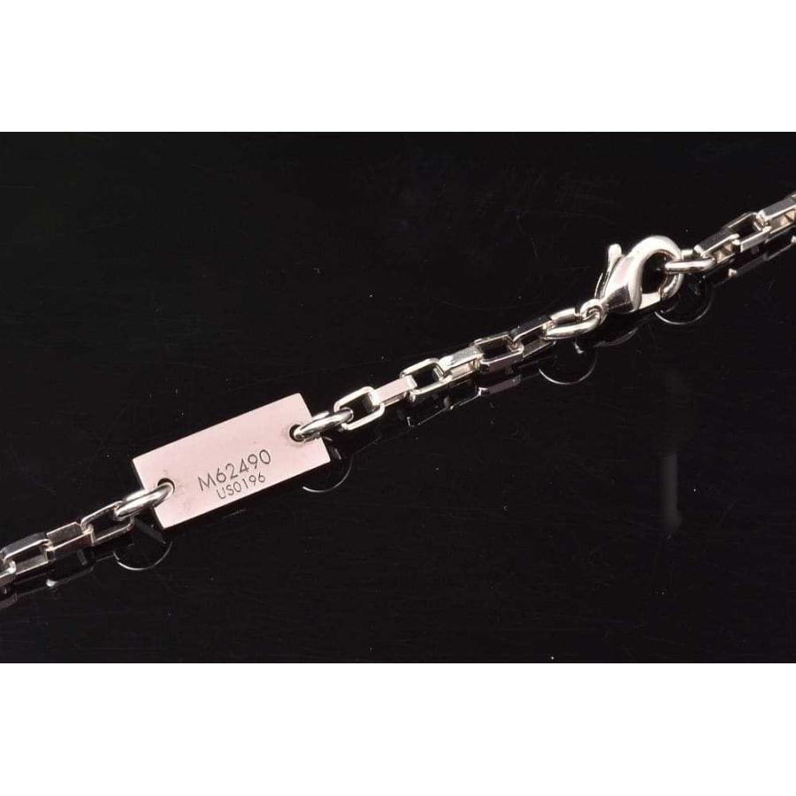 LOUIS VUITTON ルイヴィトン M62490 コリエ ダミエカラーズ ダミエ メタル ネックレス シルバー レディース LOUIS VUITTON（ルイ・ヴィトン） ルイ ヴィトン ダミエ コリエ ダミエ