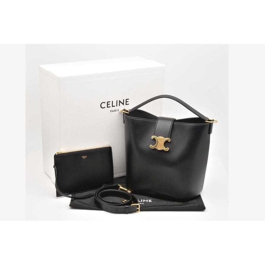 CELINE（セリーヌ） ミディアム バケット ルイーズ ハンドバッグ 2WAY