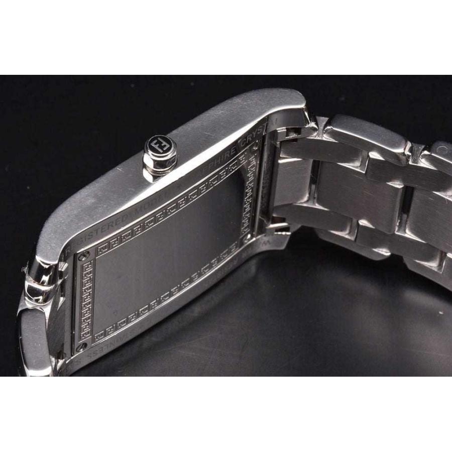 ◇稼働品 FENDI 7600L ループ ピンク文字盤 レクタン ズッカ FENDI（フェンディ） FENDI 015-7600M-363 ループ リバーシブル 反転
