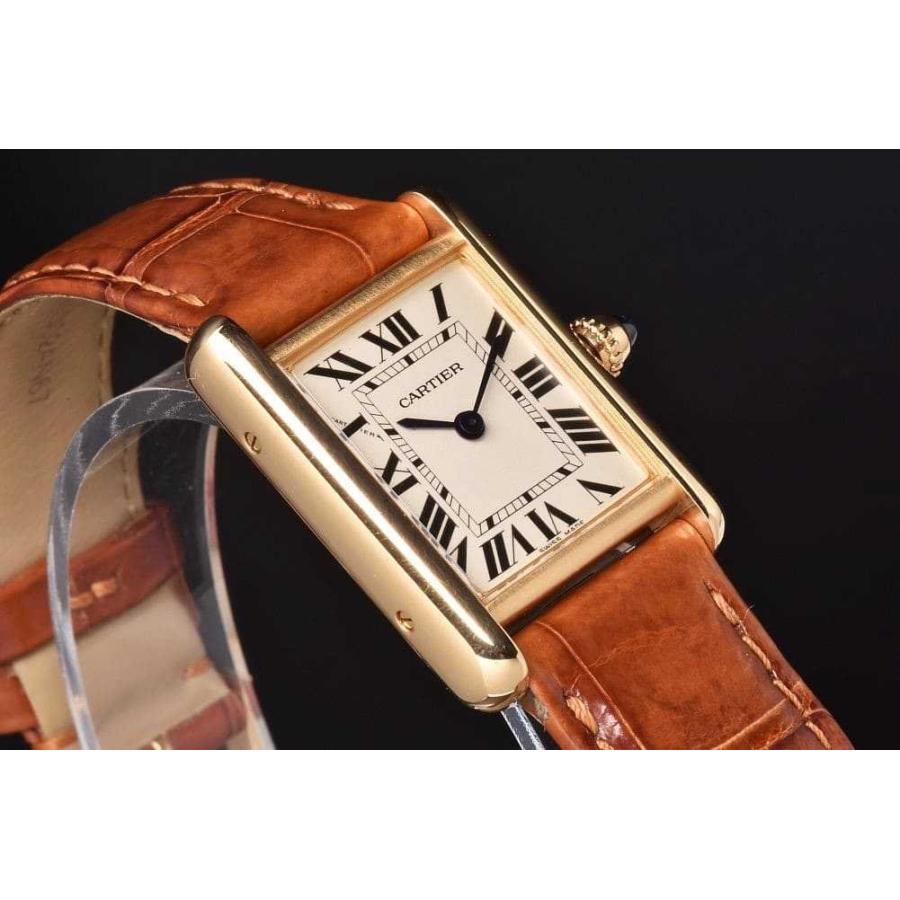 カルティエ 腕時計 K18 タンク ルイ カルティエ SM W1529856 クオーツ レディース Cartier 中古)CARTIER カルティエ タンク ルイ カルティエ SM W1529856
