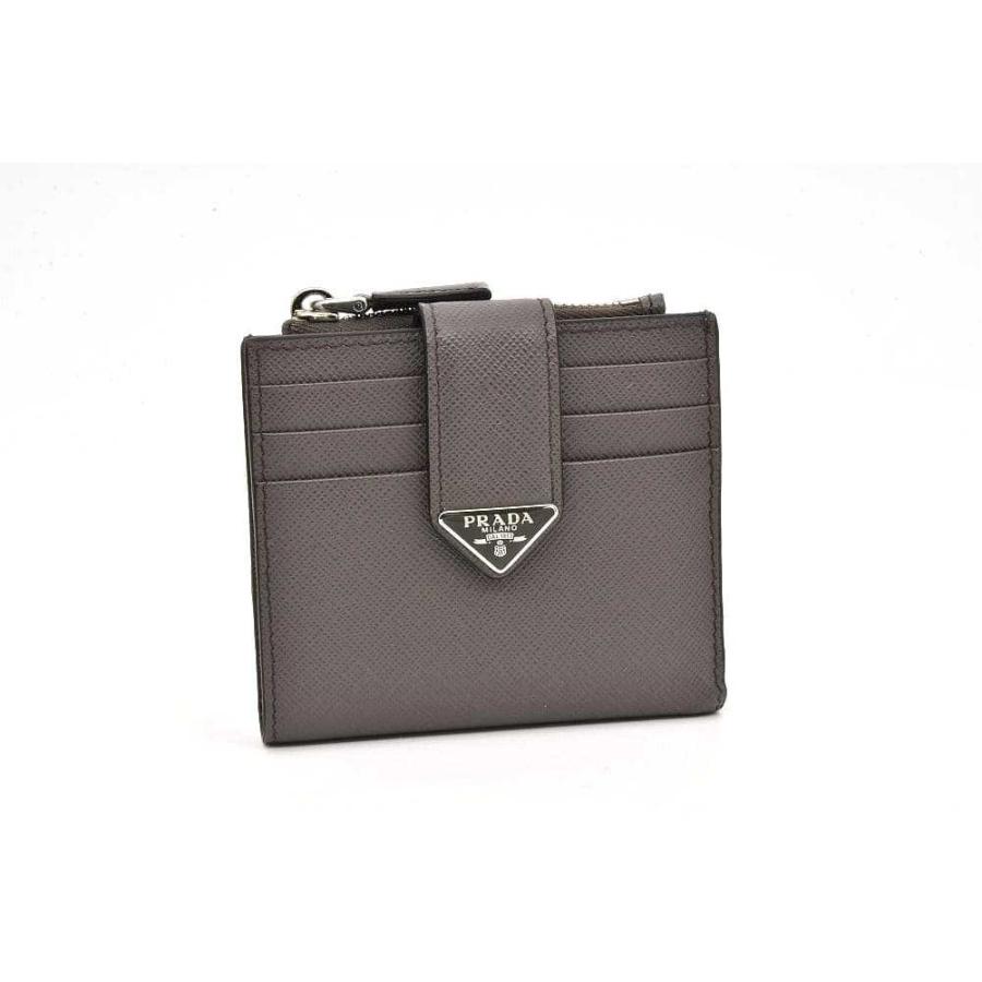 SAFFIANO（PRADA） プラダ サフィアーノ タブ カードケース 二つ折り 