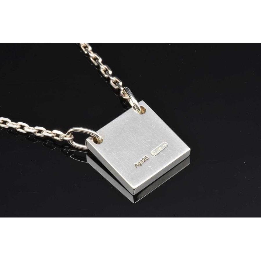 GUCCI（グッチ） ロゴプレート ネックレス Ag925 SV925 シルバー