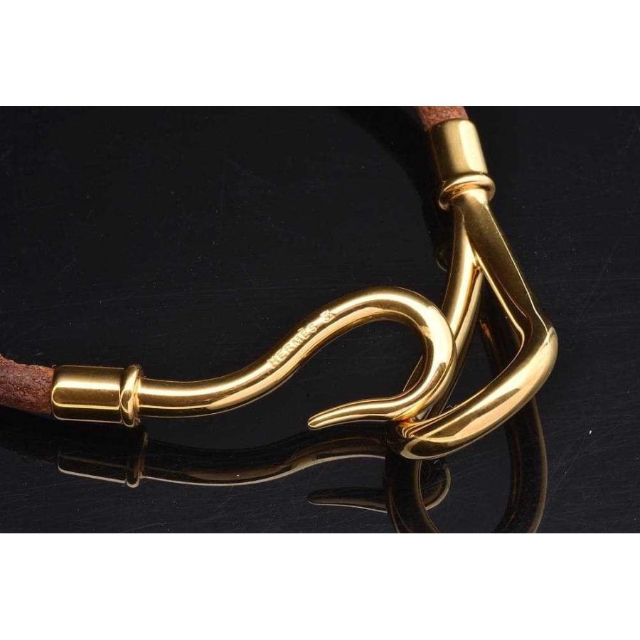 アクセサリー エルメス ブレスレット ジャンボブレス ゴールド メタル