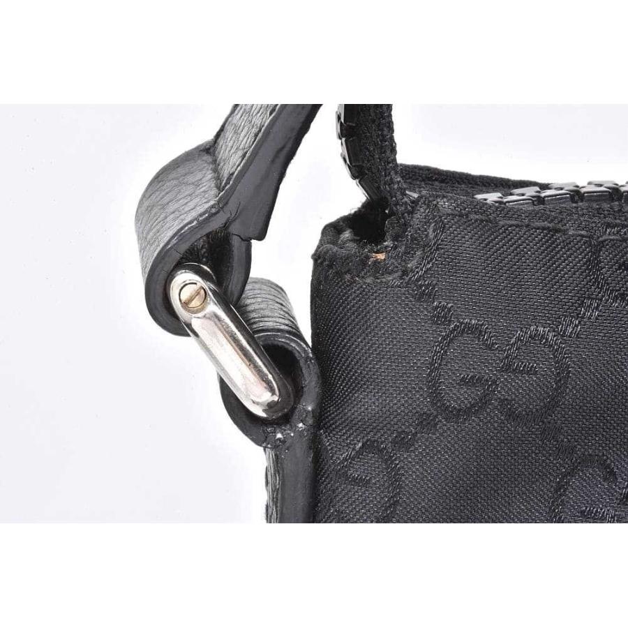 GUCCI ショルダーバッグ GGナイロン ナイロンキャンバス ブラック GUCCI（グッチ） GGナイロン キャンバス ショルダーバッグ ブラック