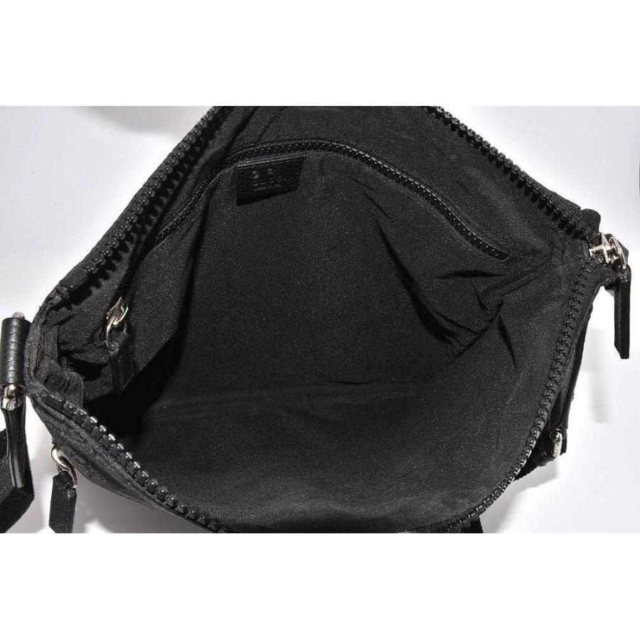 GUCCI ショルダーバッグ GGナイロン ナイロンキャンバス ブラック GUCCI（グッチ） GGナイロン キャンバス ショルダーバッグ ブラック