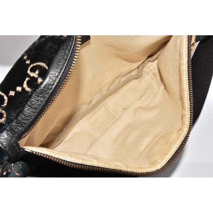 GUCCI（グッチ） GGベルベット ベルトバッグ ボディバッグ ショルダー 