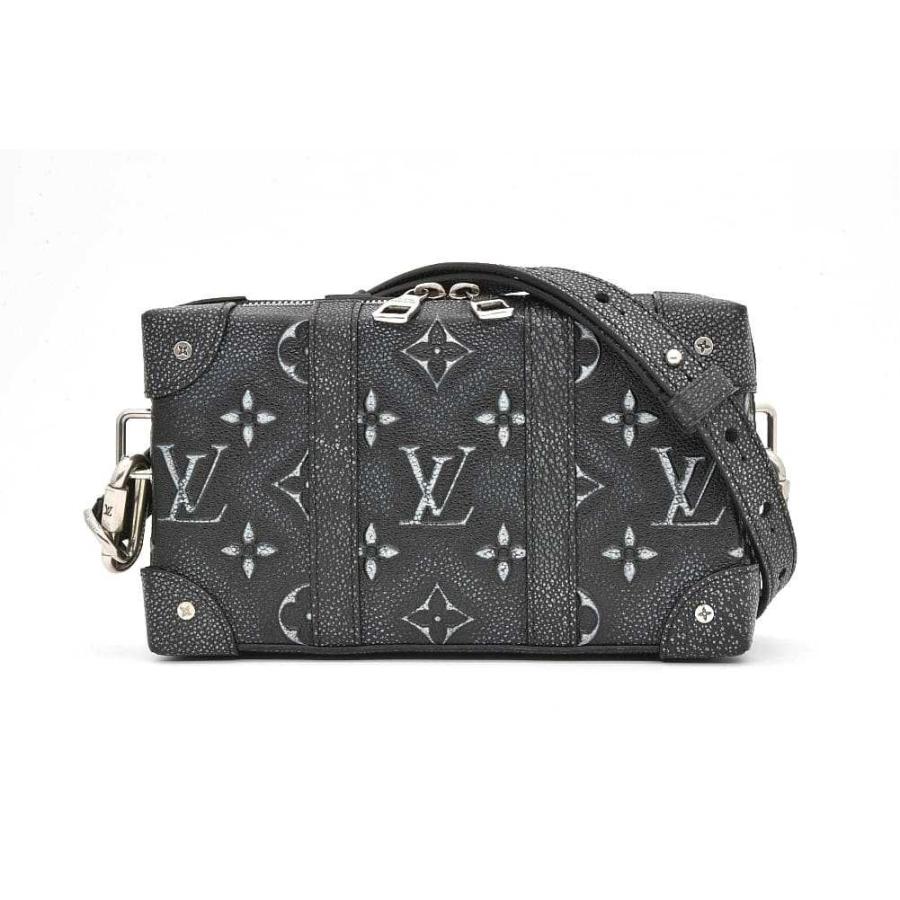 Louis --Vuitton ブラックショルダーバッグ LOUIS VUITTON（ルイ・ヴィトン） ヴィトン ソフト トランク