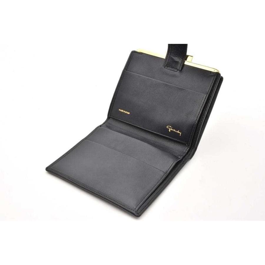 GIVENCHY（ジバンシィ） ジバンシー 二つ折り がま口財布 筆記体ロゴ